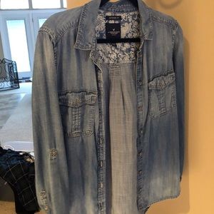 vintage ae jean jacket/shirt